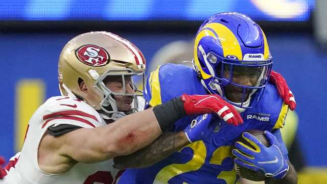 Knee injury knocks Rams TE Higbee out of NFC title game