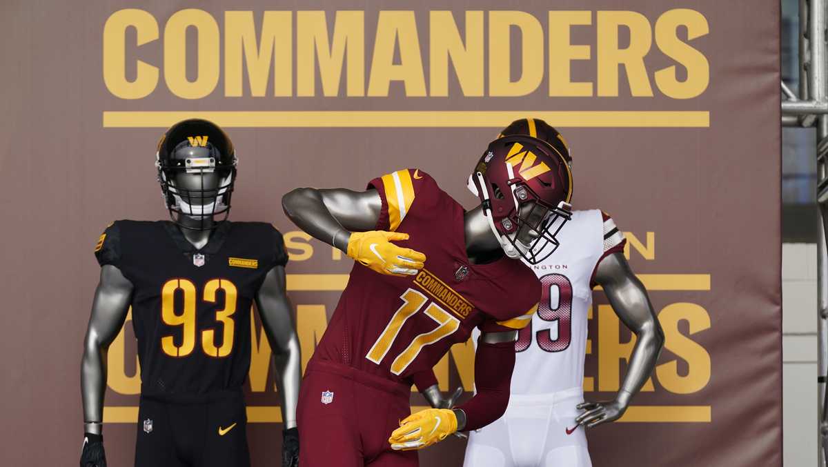 Washingtons Nfl Team Unveils New Name As Commanders 