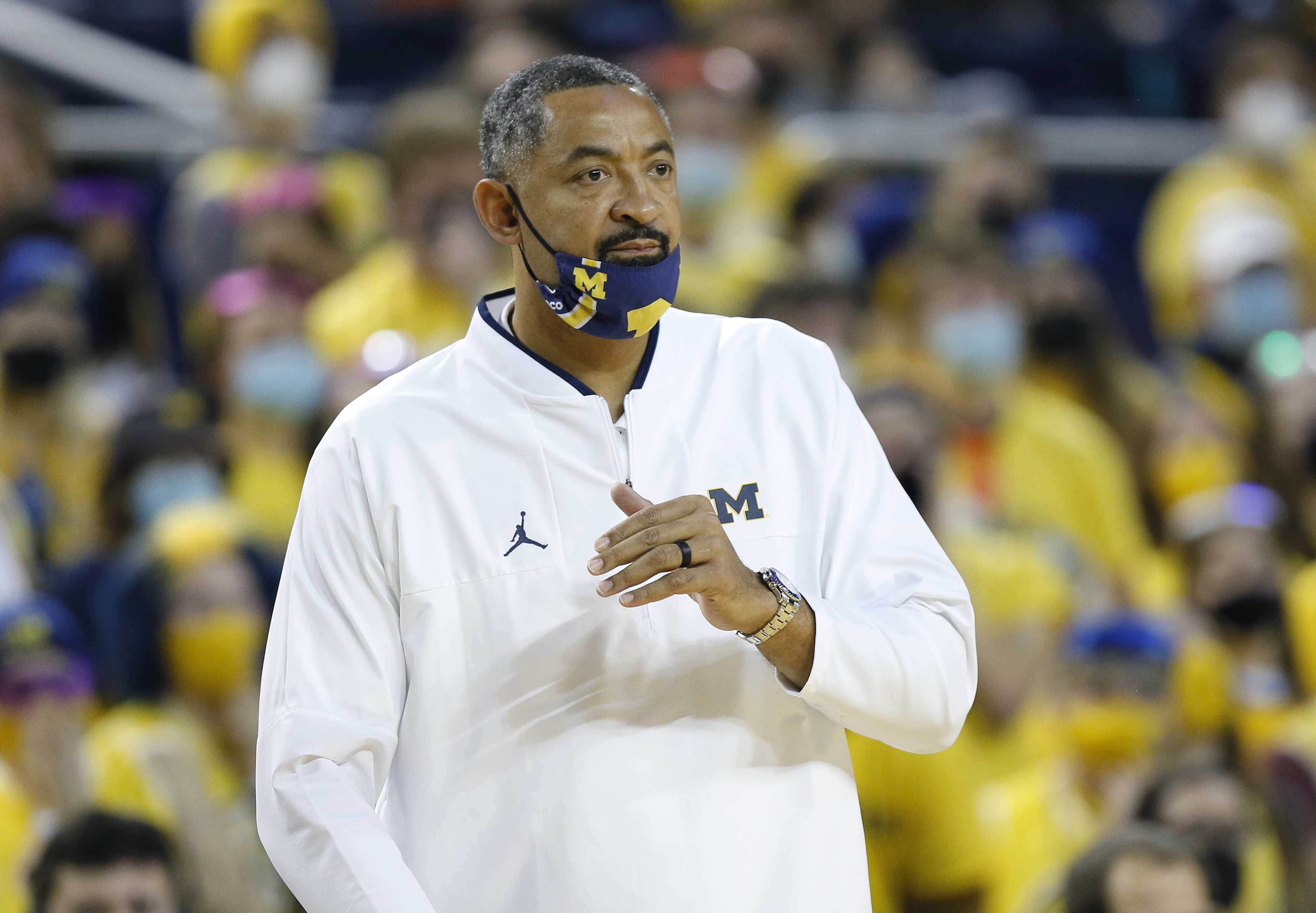 Michigan Basketball Coach Juwan Howard Suspended 5 Games For Wisconsin ...