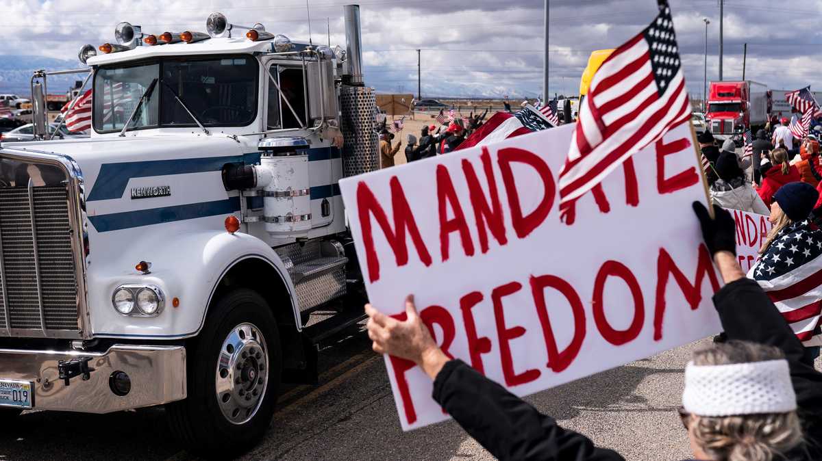 Convoy of truckers opposing COVID19 mandates to pass through Ohio