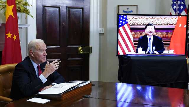 Biden presses Chinese president on Russian support during video call - Vimarsana News