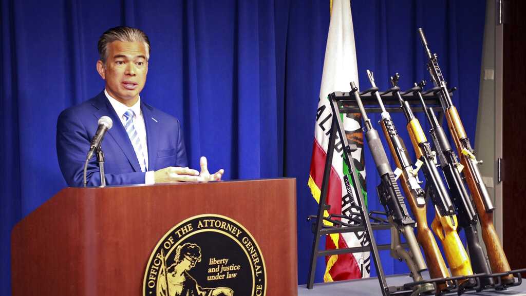 California AG: Agents seized 1,500 illegal guns in 2021