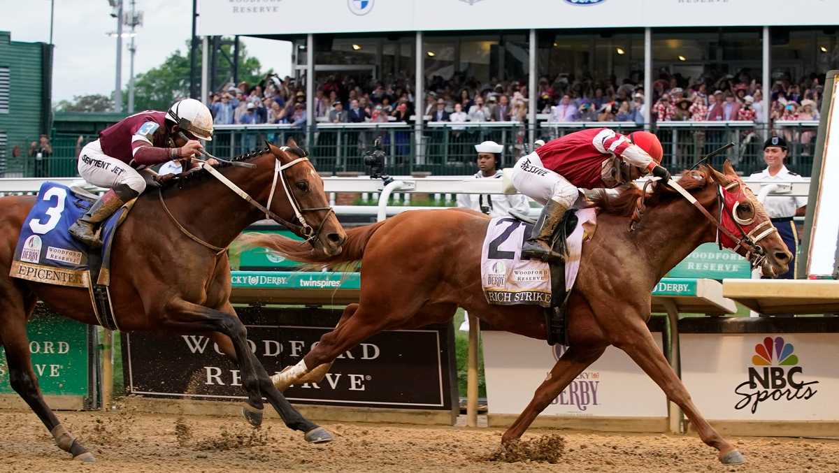 Longshot Rich Strike wins the 148th Kentucky Derby