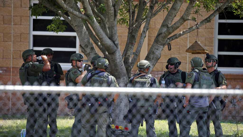 What did police know throughout the elementary school shooting in Uvalde, Texas?