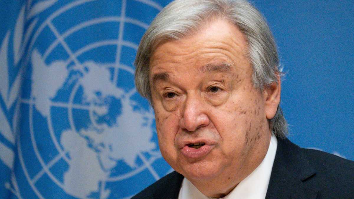 UN chief warns of
