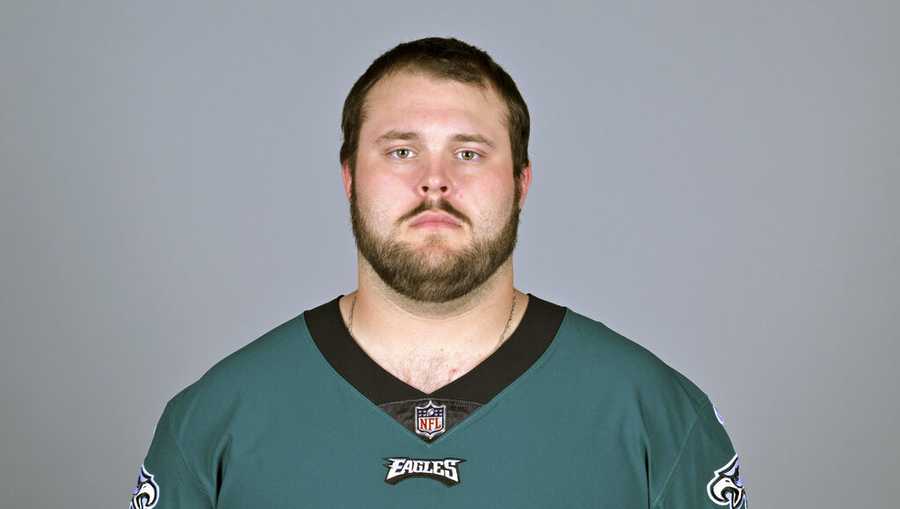 This is a 2022 photo of Josh Sills of the Philadelphia Eagles NFL football team. This image reflects the Philadelphia Eagles active roster as of Thursday, May 5, 2022 when this image was taken. (AP Photo)