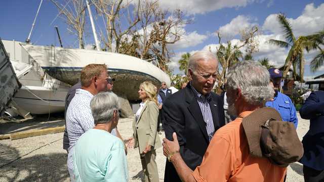 President Biden surveys Hurricane Ian damage in Florida - Vimarsana News