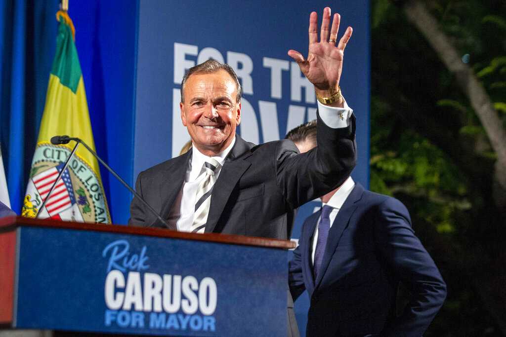 Billionaire Caruso on spending binge to sway LA mayor s race