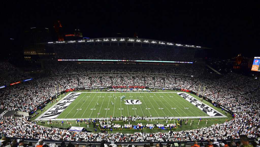 Covering Monday Night Football for @WCPO9News ahead of the @Cincinnati, Bengals