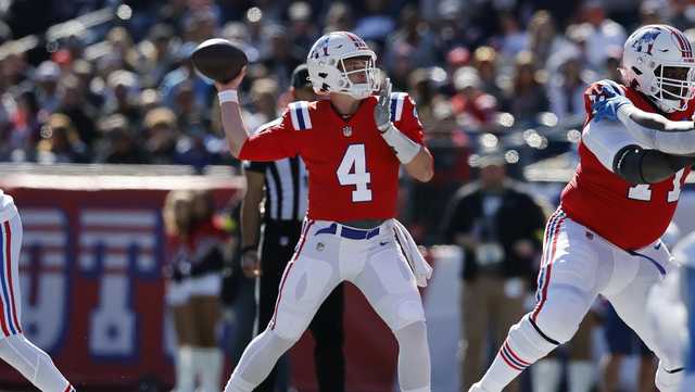 Rhamondre Stevenson, Patriots' D back Bailey Zappe in 29-0 win over Lions - Vimarsana News