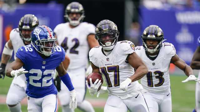 Giants come from behind on 2 late turnovers to beat Ravens - Vimarsana News