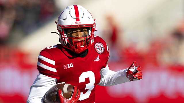 Trey Palmer: Nebraska football star receiver reacts to getting taken by  Tampa Bay Bucs in NFL Draft