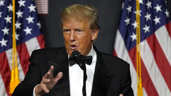 Former President Donald Trump speaks at Mar-a-Lago Friday, Nov. 18, 2022 in Palm Beach, Fla. Earlier in the day Attorney General Merrick Garland named a special counsel to oversee the Justice Department's investigation into the presence of classified documents at Trump's Florida estate and aspects of a separate probe involving the Jan. 6, 2021, insurrection and efforts to undo the 2020 election. (AP Photo/Rebecca Blackwell)