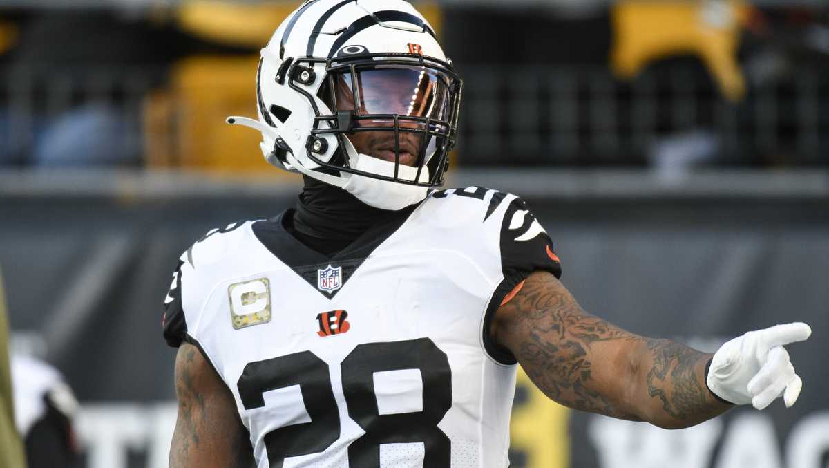 Bengals RB Joe Mixon (concussion) ruled out vs. Titans; WR Ja'Marr