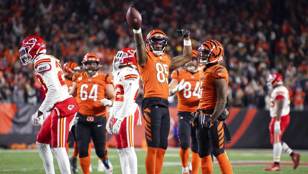 Cincinnati Bengals beat Kansas City Chiefs 27-24 in overtime in AFC title  game, advance to first Super Bowl in 33 years