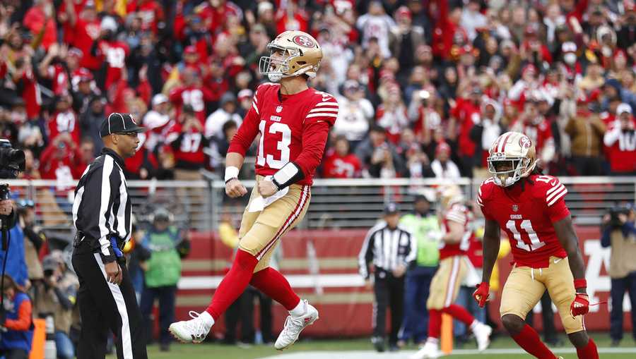 Brock Purdy going off against Tom Brady, Buccaneers in first start