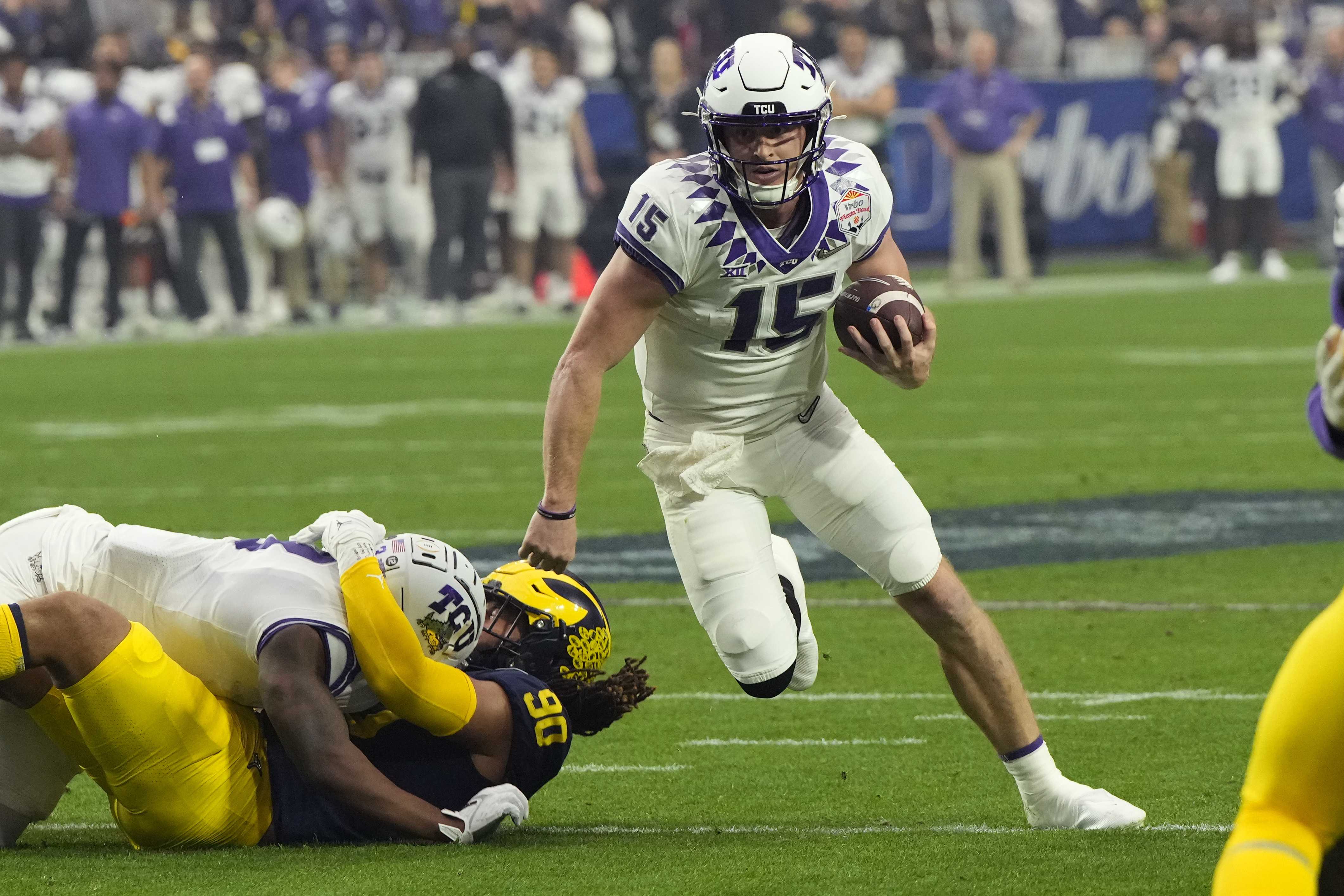 TCU, Max Duggan Upset Michigan To Win Fiesta Bowl, Reach National ...