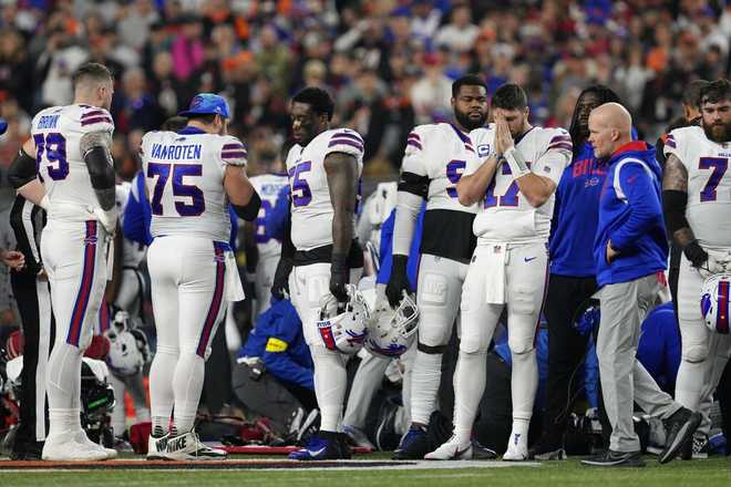 Buffalo Bills' Hamlin in critical condition after collapse on field