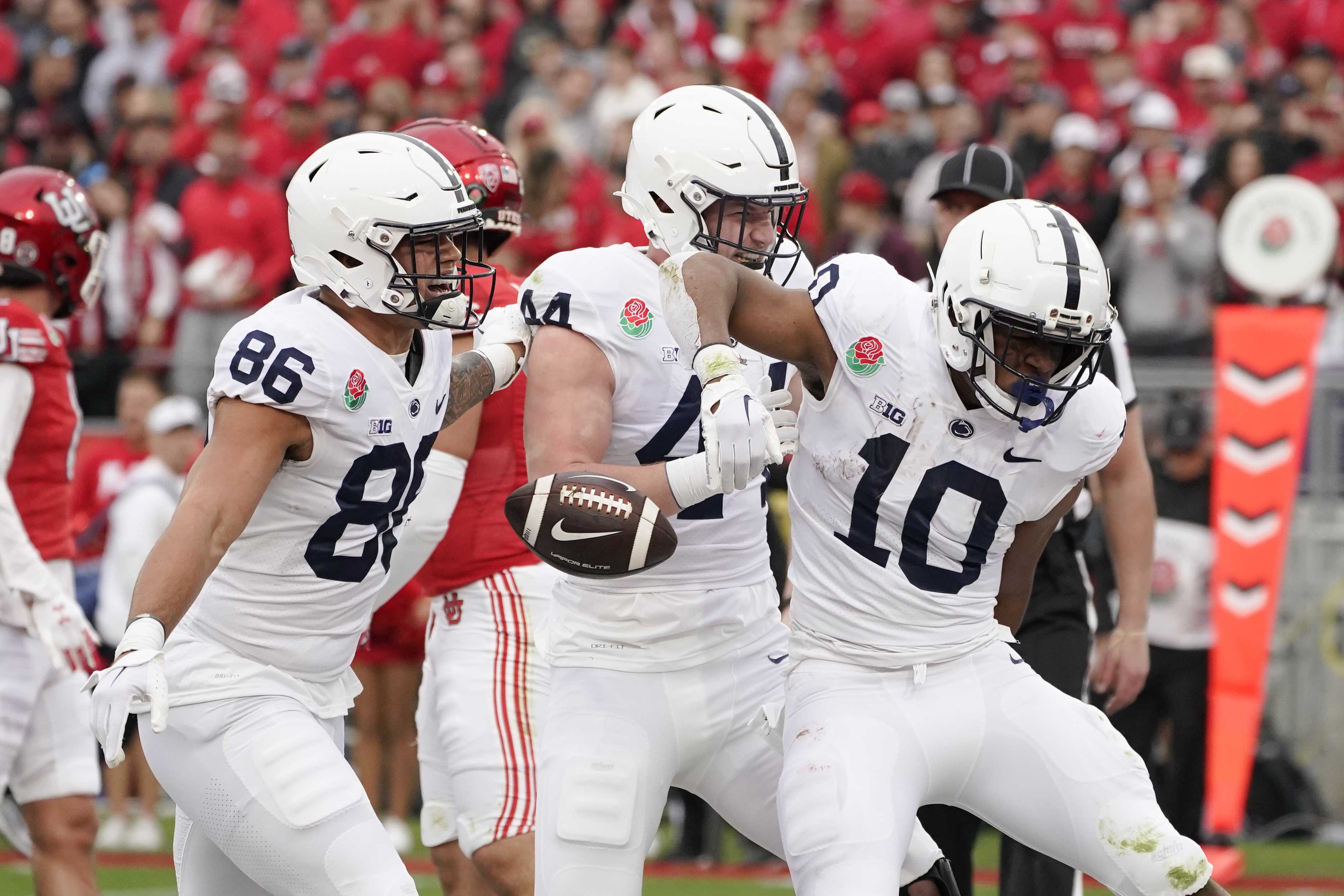 Big-play Penn State Roars Past Utah 35-21 In Rose Bowl