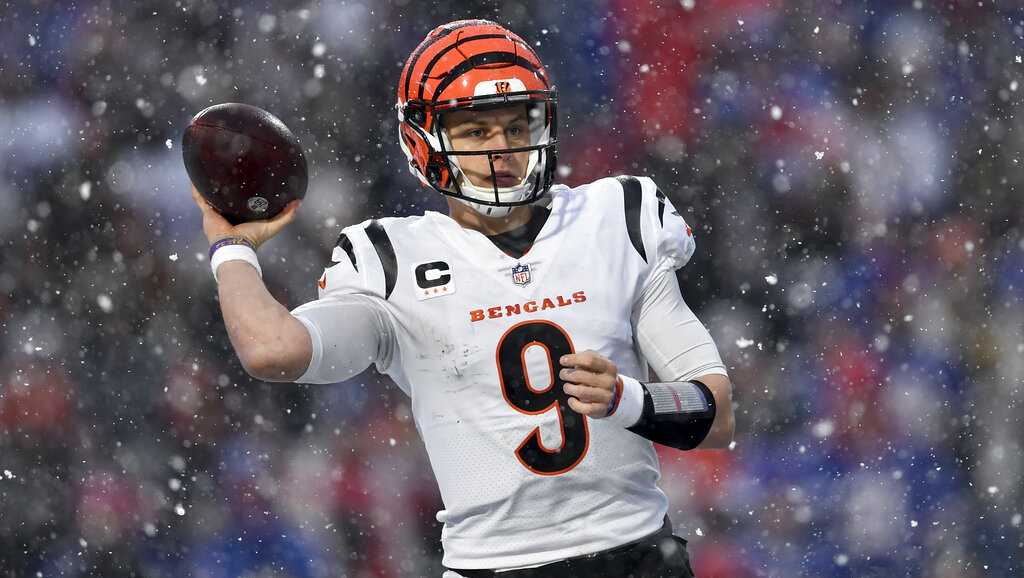 Burrow talks win over Bills as Bengals advance to second straight AFC  championship