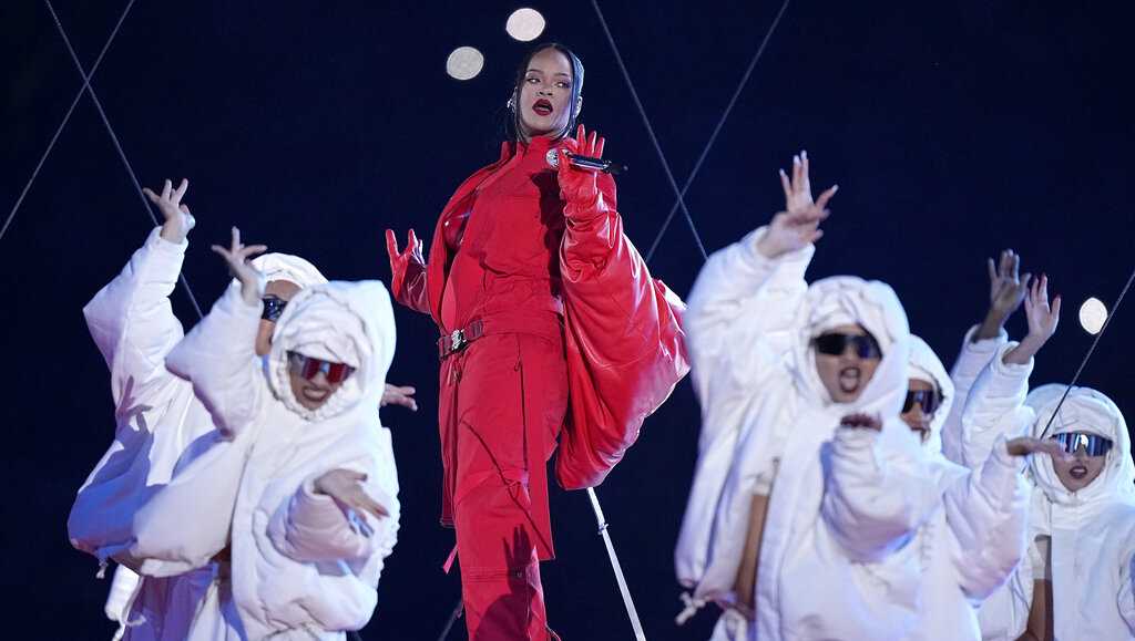 Rihanna Performs Her Greatest Hits at 2023 Super Bowl Halftime Show