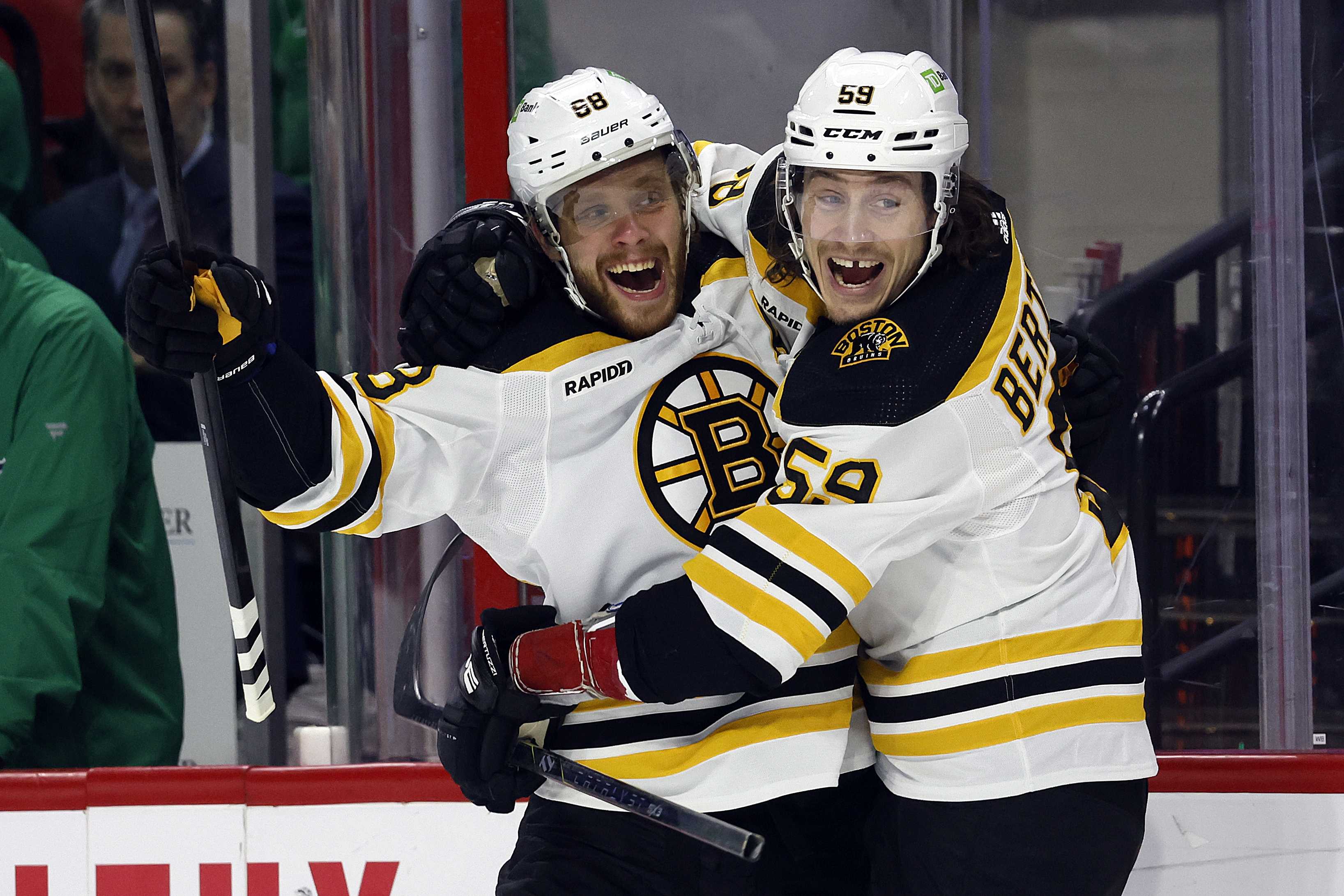 Pastrnak Scores Twice, Bruins Top Hurricanes 4-3 In Shootout