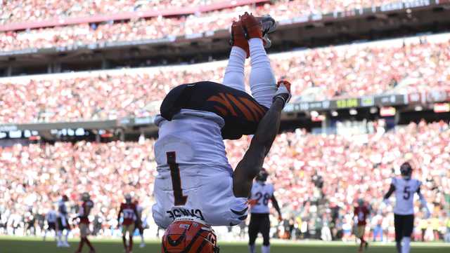 WATCH: Ja'Marr Chase celebrates touchdown with backflip in endzone - Vimarsana News