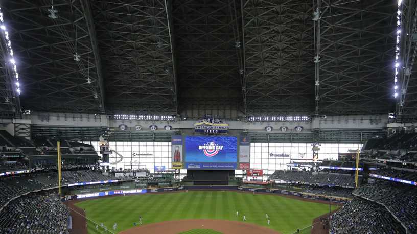 Brewers vs Royals game photos at American Family Field in Milwaukee