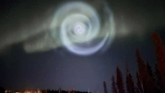 Rocket science: Alaska sky spiral caused by SpaceX fuel dump