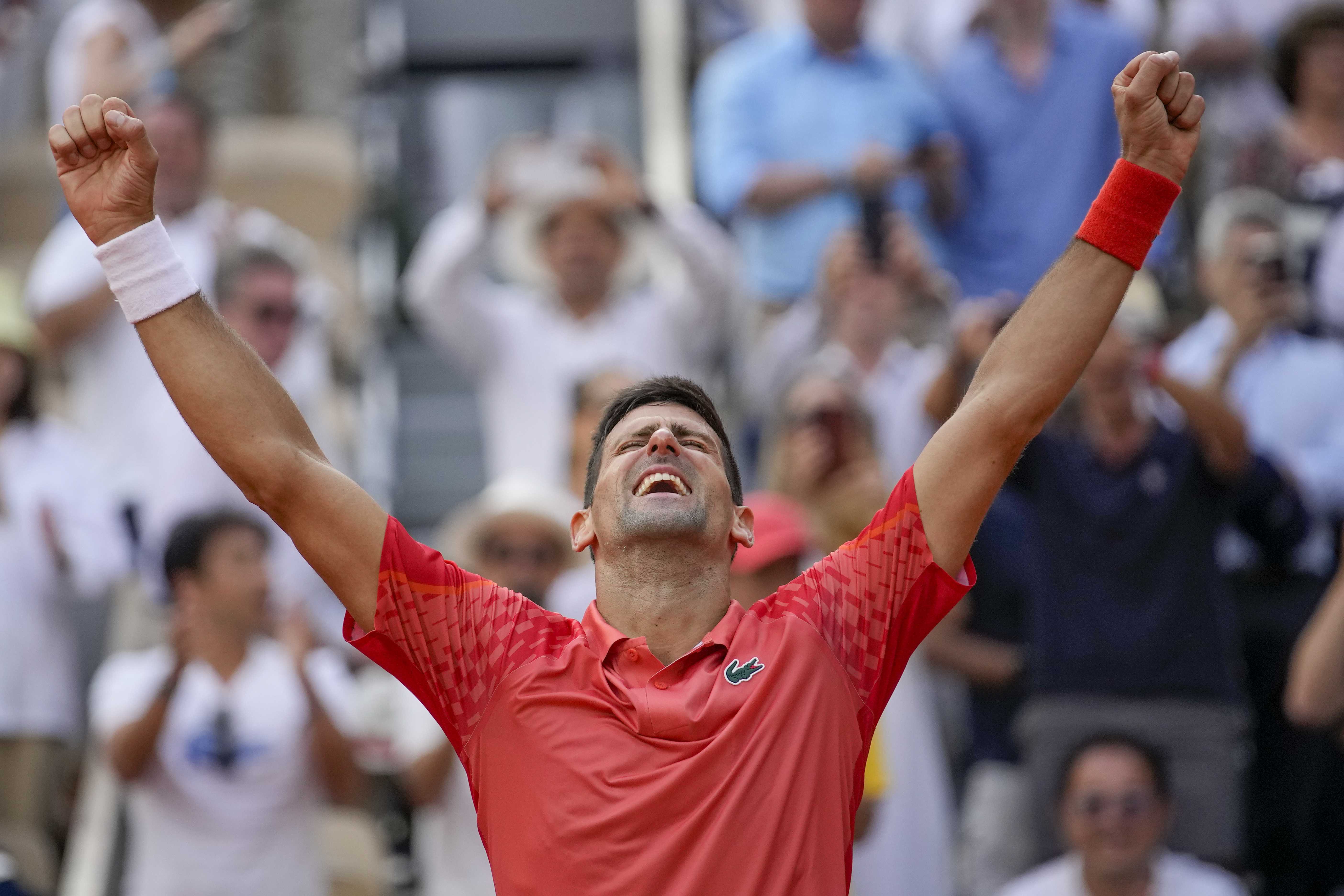 Novak Djokovic wins his 23rd Grand Slam alt by beating Casper