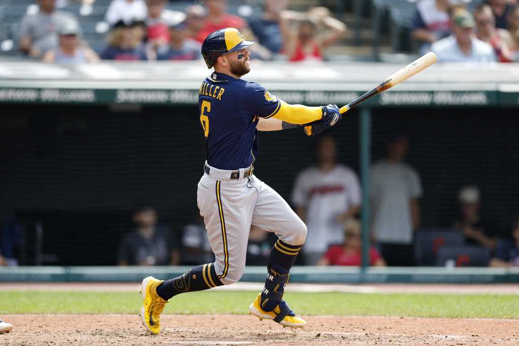 Brewers Beat Guardians 5-4, Miller Beats Former Team With An RBI Double ...