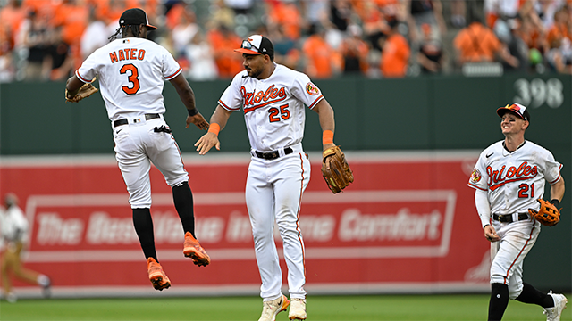 8-game winning streak has O's one game back of division lead
