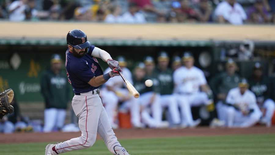 Rafael Devers out of Sunday lineup after hit-by-pitch, will get