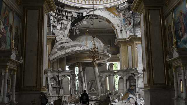 Russian strike on Ukraine's Odesa badly damages landmark Orthodox cathedral; 1 dead, many wounded - Vimarsana News