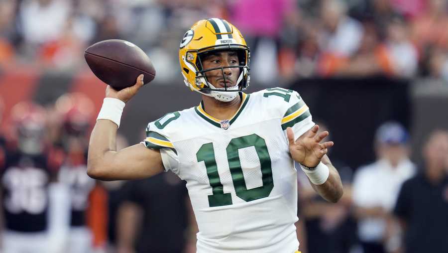 Jordan Love throws touchdown pass in Packers preseason victory over Bengals