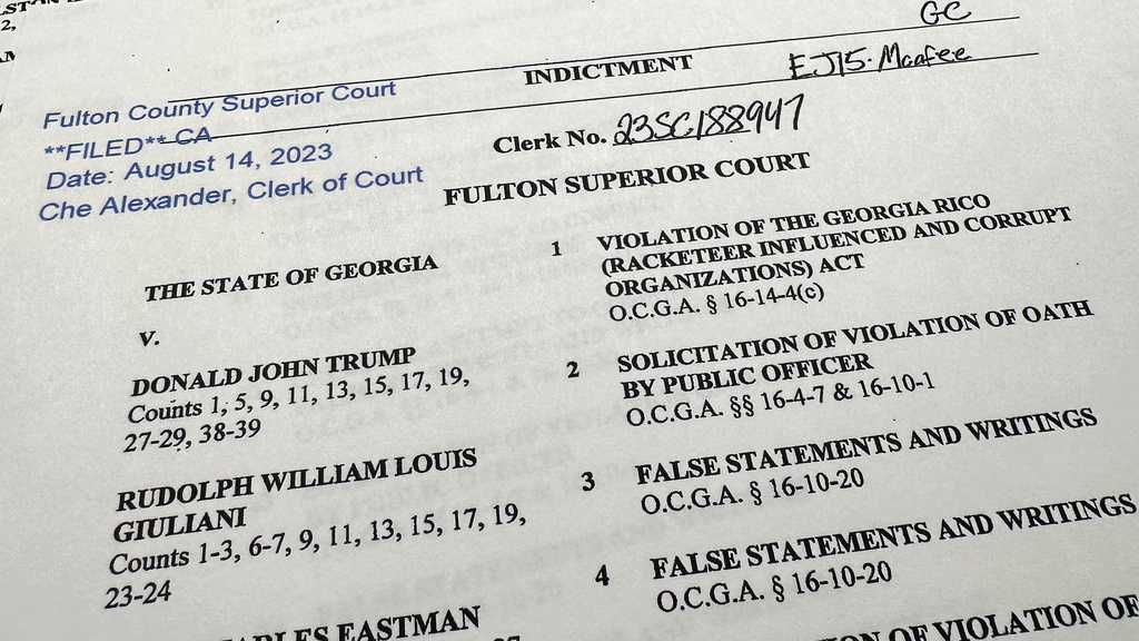 READ: Trump indictment in Georgia 2020 election meddling case