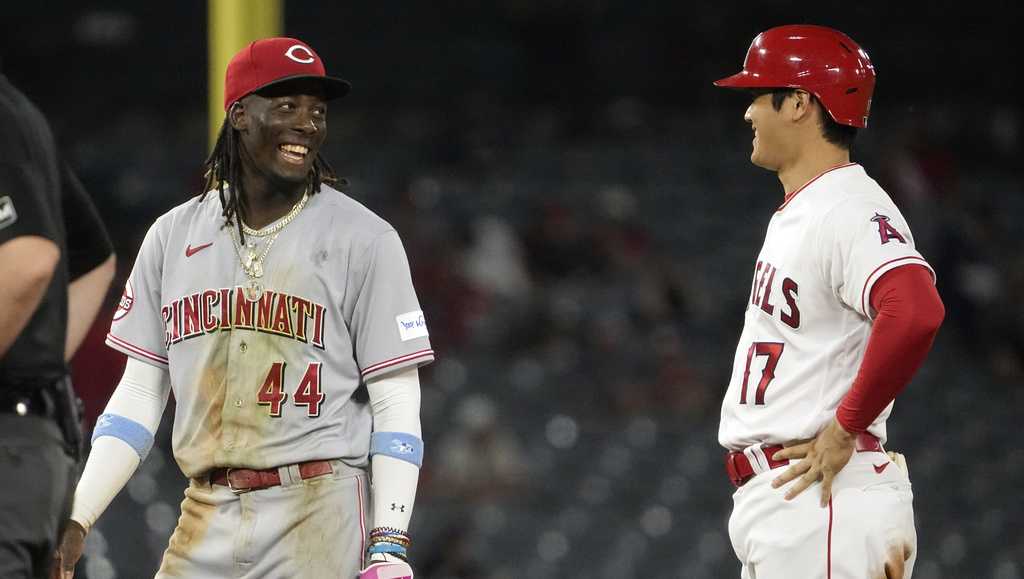 Ohtani leaves first game early and won't pitch again this season as Reds  sweep 2 from Halos