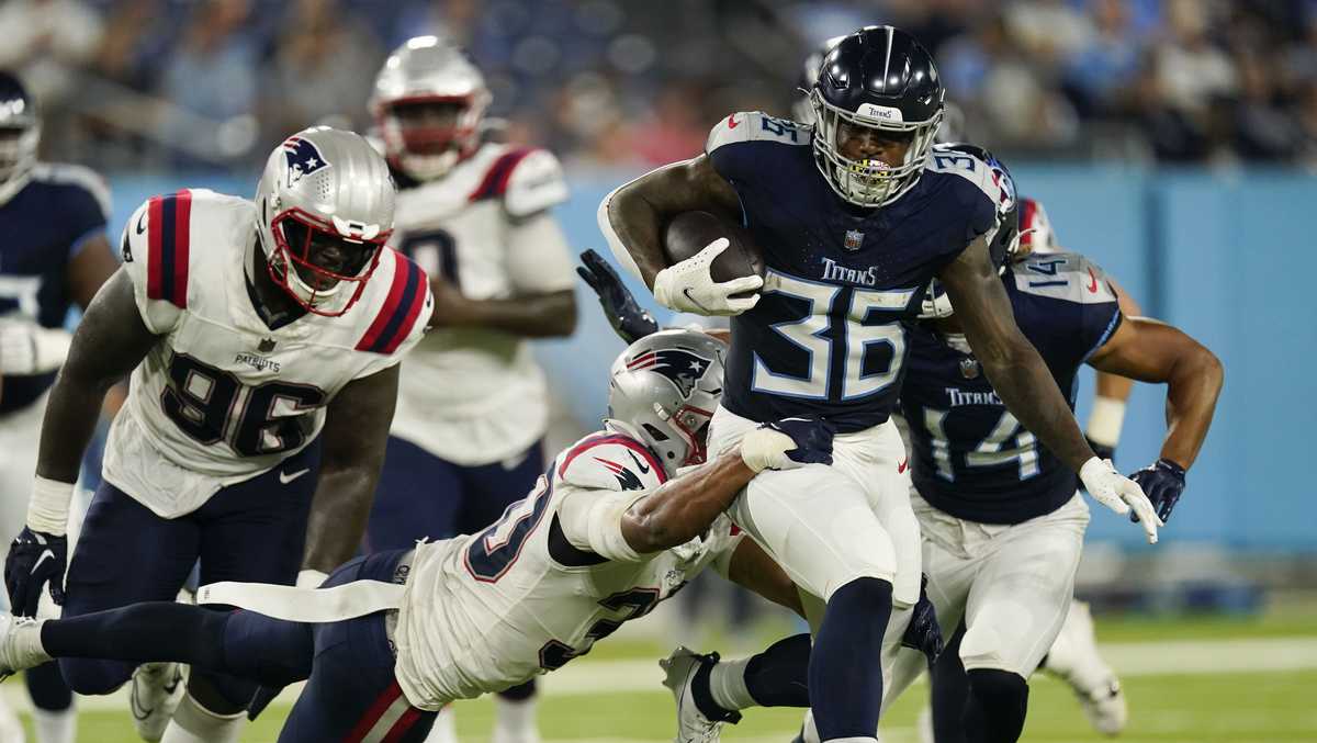 Malik Willis throws for 2 TDs as Titans wrap preseason beating Pats 23-7