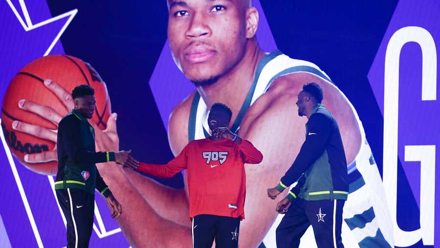 Giannis, Antetokounmpo brothers in NBA all-star skills challenge