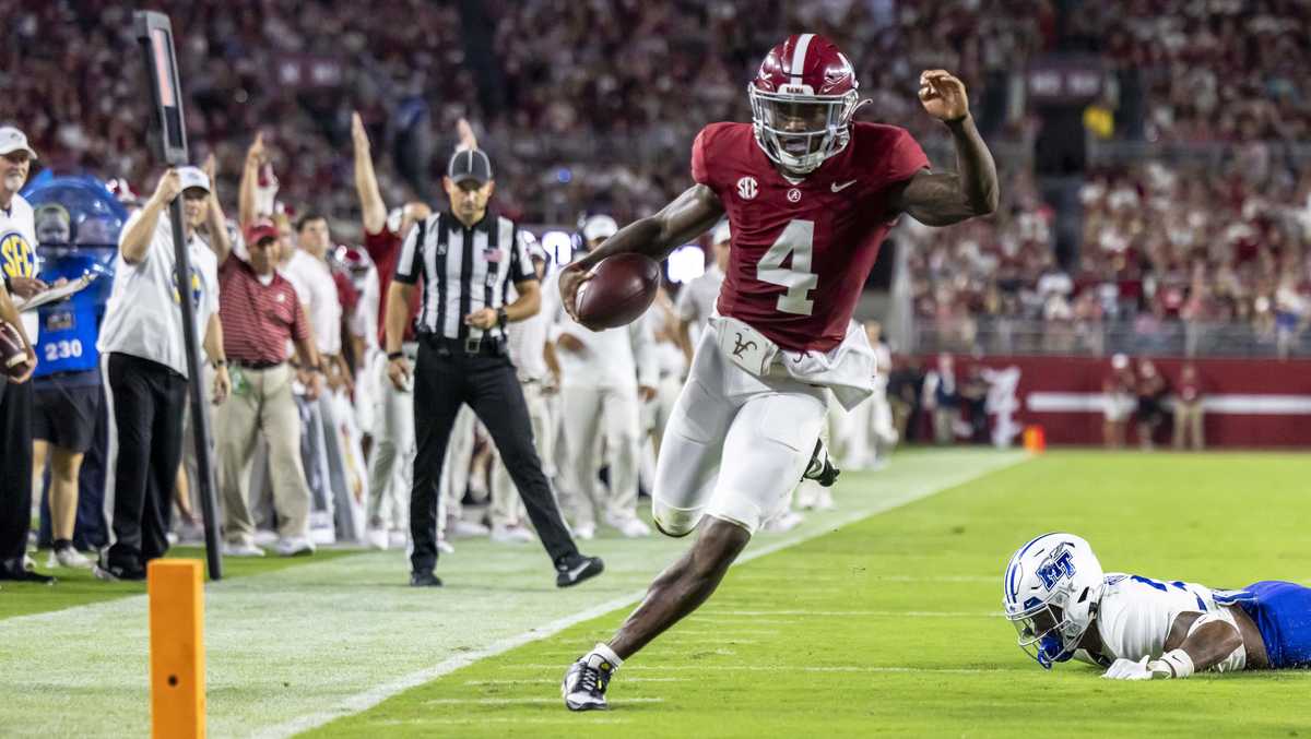 Nick Saban on Alabama QB Jalen Milroe: 'He's our guy'