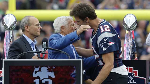 Tom Brady honored by New England Patriots, rings lighthouse bell ahead of  Eagles game