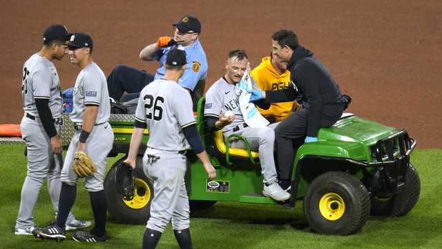 Yankees' Anthony Misiewicz struck in the face by a line drive against Pirates - Vimarsana News