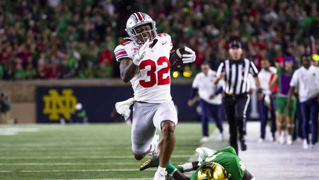 No. 6 Ohio State plunges for touchdown with 1 second left to beat No. 9 Notre Dame, 17-14 - Vimarsana News