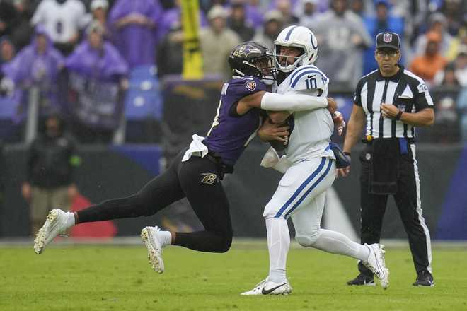 NFL - Indianapolis Colts vs. Baltimore Ravens under the Monday