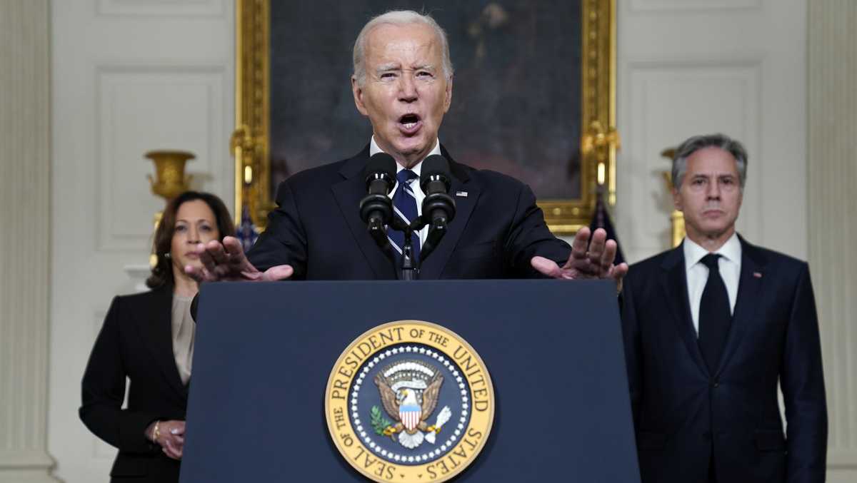 Biden confirms Americans among hostages captured in Israel