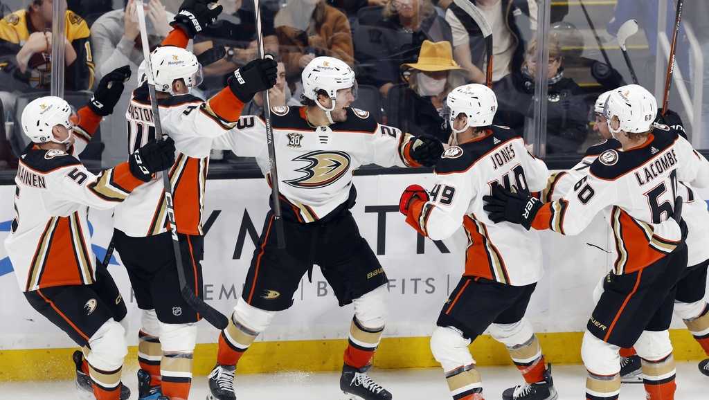 This Anaheim Ducks player made a statement in NHL debut