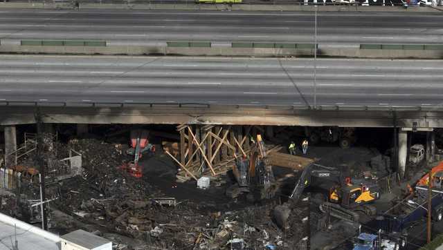 Los Angeles freeway fire was likely arson, governor says - Vimarsana News