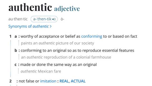 Merriam-Webster's word of the year for 2023 is "authentic" - Vimarsana News