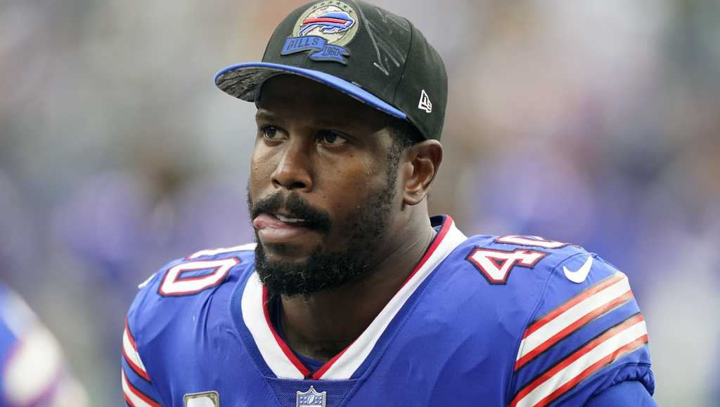 Bills GM says edge rusher Von Miller to practice and play while facing