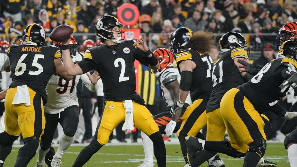 Steelers will turn to Mason Rudolph once again if Kenny Pickett's right ...